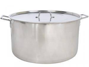 Котел 50л Общепит, d50см, h28,5см, сварной, клепаные ручки