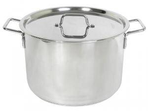 Кастрюля 20л нерж d35см h24см, капсульное дно, ТРС "Общепит"