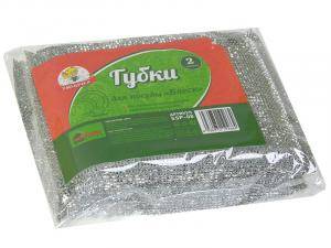 Губка для посуды 2шт Блеск "Умничка"