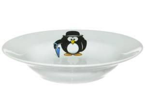 «Тарелка 200мм глубокая форма Идиллия Пингвинчики» - фото 1