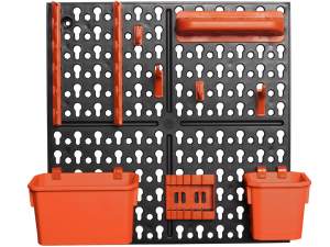 Купить Панель инструментальная Blocker Expert с наполнением малая 326*100*326мм черный/оранжевый