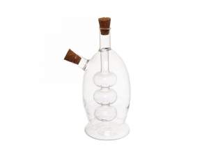 Купить Бутылка 400мл стеклянная для специй "Хай-Тек" с пробковой крышкой, шарики
