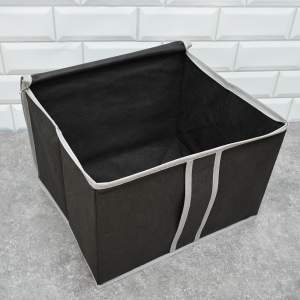 «Коробка для стеллажей и антресолей 35*30*25см "Black", спанбонд» - фото 1