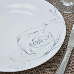 «Тарелка десертная 18см Эскиз розы» - фото 2