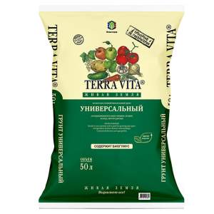 Грунт 50л Универсал, Фарт Терра Вита (содержит биогумус)