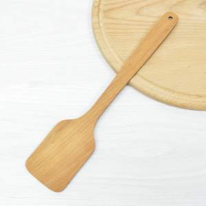Купить Лопатка деревянная кулинарная с защитным покрытием, бук