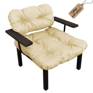 Купить Кресло "Дачное" бежевая подушка