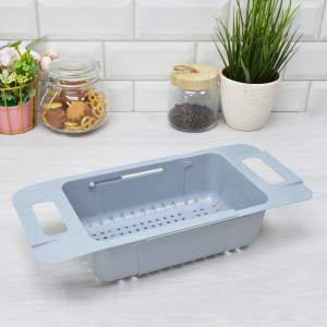 Дуршлаг-сушилка раздвижной на раковину