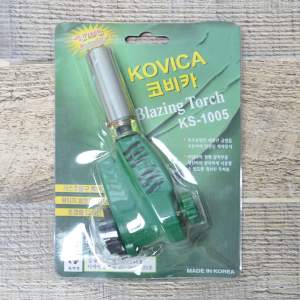 «Горелка газовая пьезорозжиг 1005 "KOVICA" зеленая» - фото 1