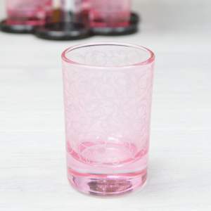 «Мини-Бар 12 предметов (фужер 6шт, стакан 6шт) "Лиана", розовый» - фото 1