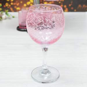 «Мини-Бар 12 предметов (фужер 6шт, стакан 6шт) "Лиана", розовый» - фото 2