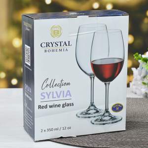 «Набор бокалов для красного вина 2шт 350мл "Sylvia"» - фото 1