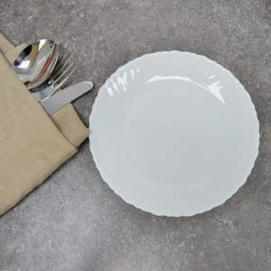 Тарелка плоская 16см Без деколи стеклокерамика LHP