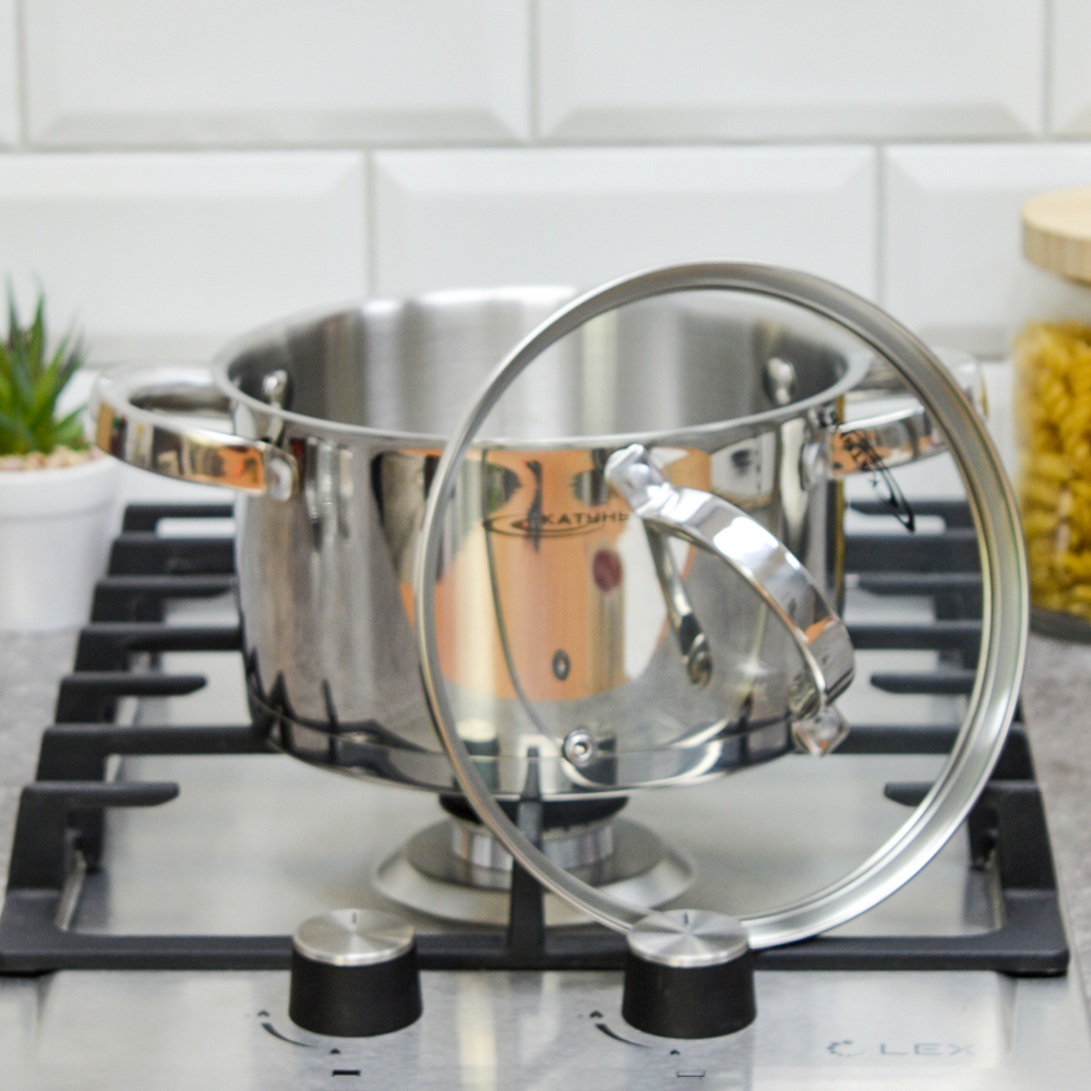 «Кастрюля 2,4л нерж Этна» - фото 1