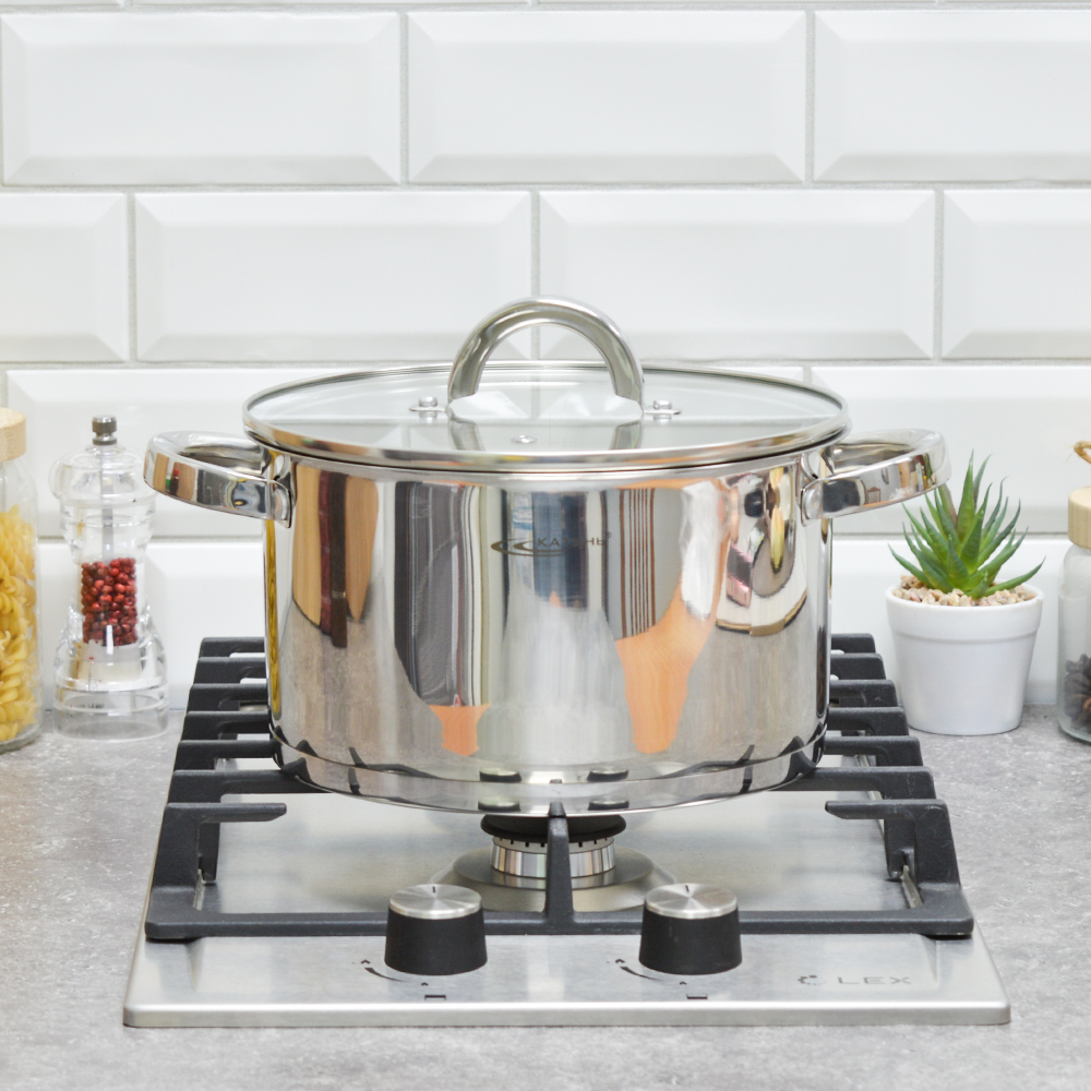 Кастрюля 4,5л нерж Этна