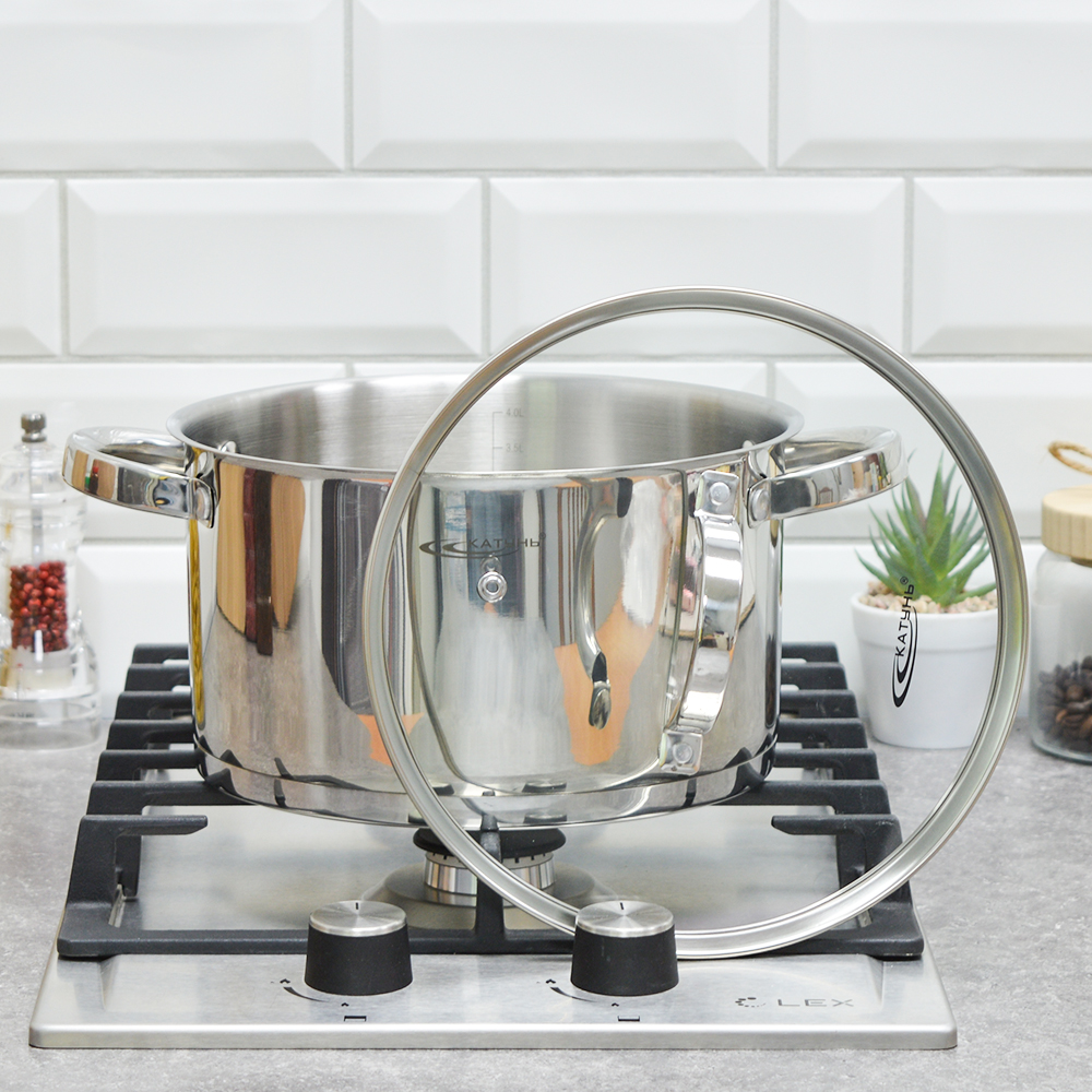 «Кастрюля 4,5л нерж Этна» - фото 2