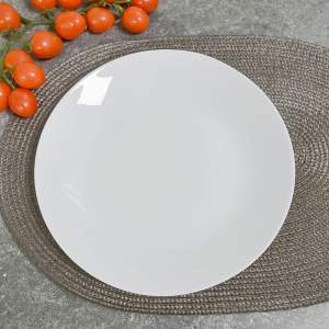 Тарелка обеденная 25см Без деколи, стеклокерамика