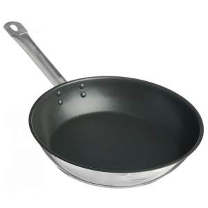 Сковорода 22см Общепит ТРС 3,5мм, индукция, покрытие Xylan