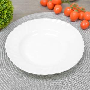 Тарелка суповая 22,5см, стеклокерамика