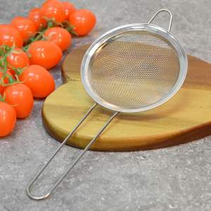 Сито 100мм нерж с металлической ручкой