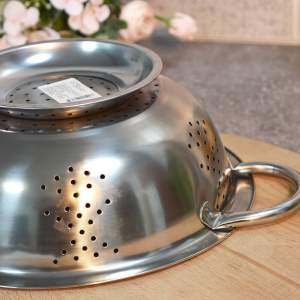 «Дуршлаг 24см нерж с ручками на ножке» - фото 3