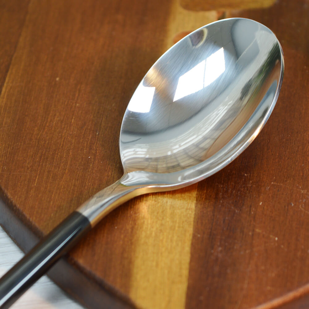 «Ложка столовая "Моник блэк"  19,5см 6,5мм» - фото 1