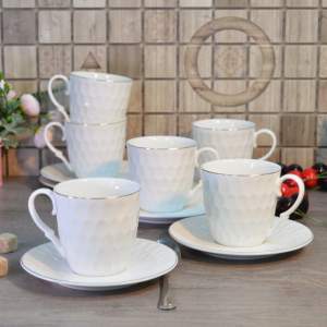 Чайный набор 12 предметов 240мл "Пломбир" (00110502)