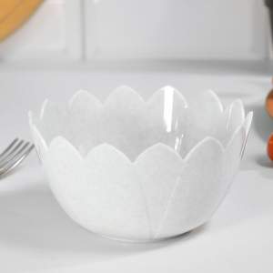 «Набор салатников 4шт "Basilic", белый мрамор» - фото 3