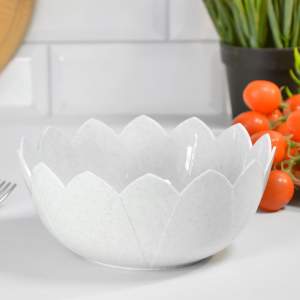 «Набор салатников 4шт "Basilic", белый мрамор» - фото 4