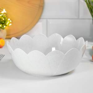 «Набор салатников 4шт "Basilic", белый мрамор» - фото 5