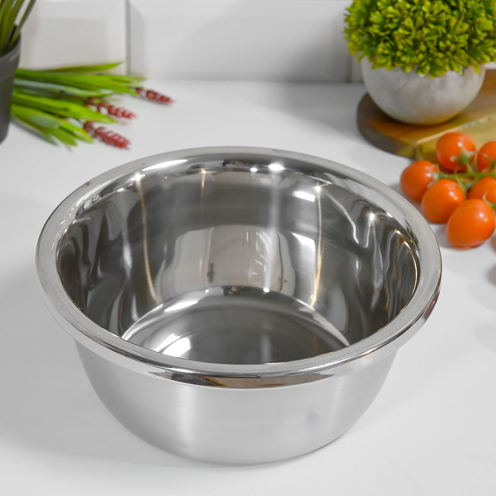 «Миска 24см 4,5л нерж» - фото 1