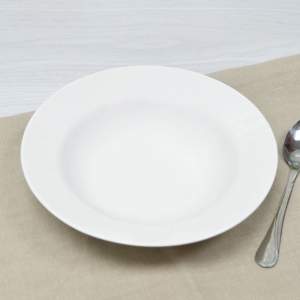 Тарелка 200мм глубокая форма Идиллия Без деколи