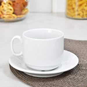 Чайная пара 220мл форма Экспресс Без деколи