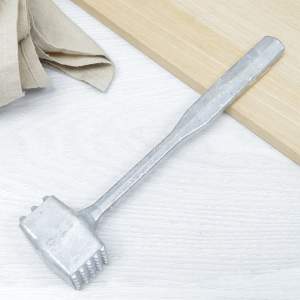 Молоток для отбивания мяса металлический большой 24см